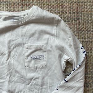 white Vineyard Vines long sleeve shirt womens xs